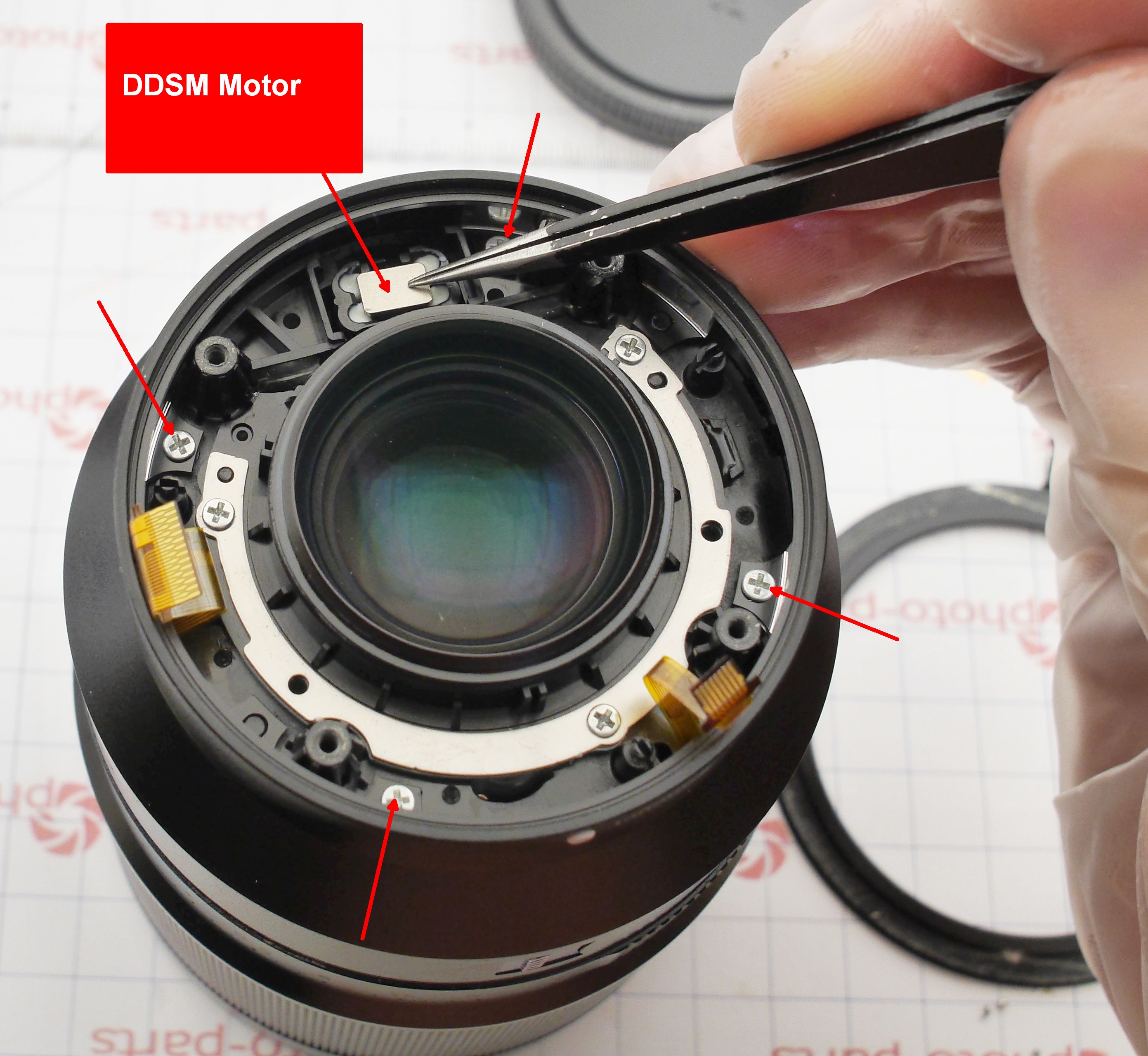 Sony FE 35mm 1.4ZA ремонт мотора фокусировки и странности